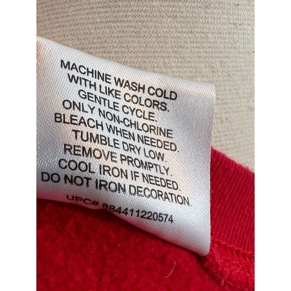 Looney Tunes Sweatshirt Pullover Red XXL 2XL 2X 19 Red Vintage Double Sided - Picture 5 of 11